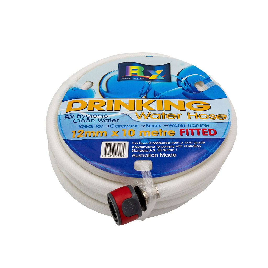 [25DWX10F] Drinking Water Hose Fitted (10m)